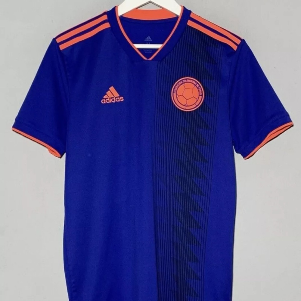 Authentic Colombia Adidas 2018 Away FootballShirt Soccer Jersey Sz Sm